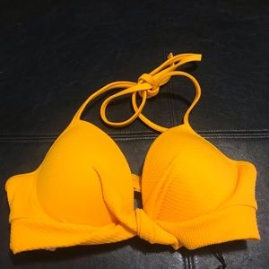 Yellow bikini top